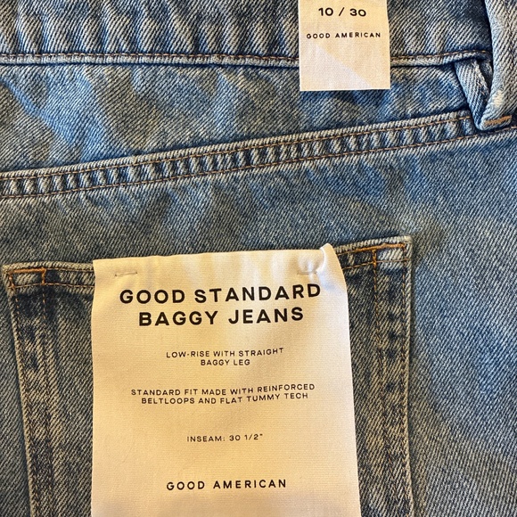 GOOD LOW RISE BAGGY JEANS | INDIGO893 Size 10 - Picture 4 of 5